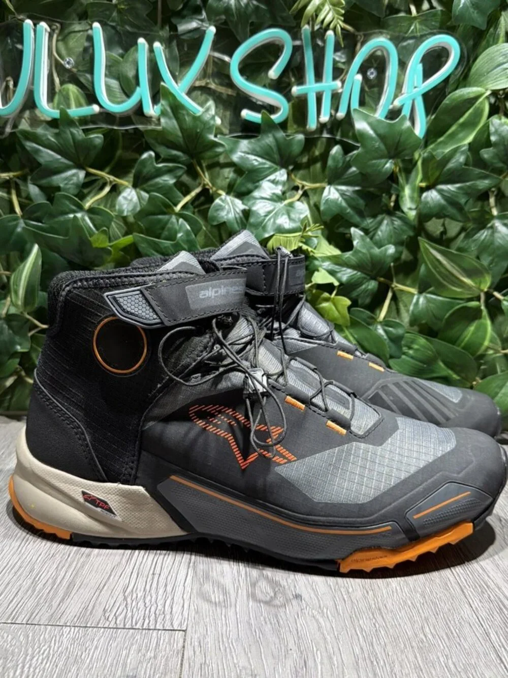 MENS ALPINESTARS CR-X DRYSTAR RIDING SHOES BLACK HONDA EDITION DIRTBIKE 12 EUC
